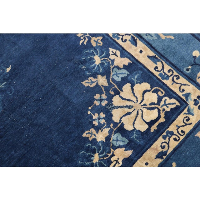 one of a kind room size early 20th Century Chinese floral Rug