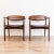 Wood Sculpted Low Back Danish Armchairs by John Sylvester & Jørgen Matz for Bramin For Sale - Image 7 of 18