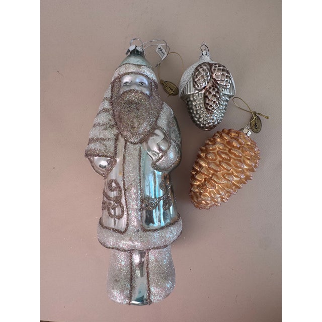 Pinecone Christmas Ornament by Katherine's Collection For Sale - Image 4 of 4