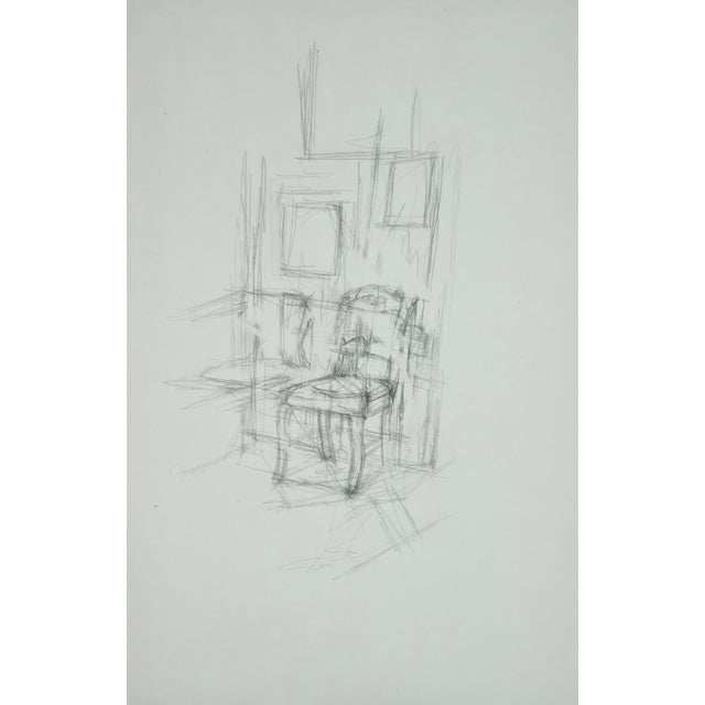 Artist: alberto giacometti (1901-1966), d'après title: "sedia" (chair) year of ideation: 1962 year of print: 1963 in the...