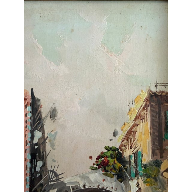 Italian Market Street – Antonio De Vity (1901–1993) A charming original vintage oil painting on canvas signed Antonio De...