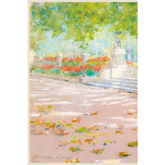 Not Yet Made - Made To Order 1887 Terrace, Prospect Park Impressionist Garden Art Print by William Merritt Chase - 12" X 8" For Sale - Image 5 of 8