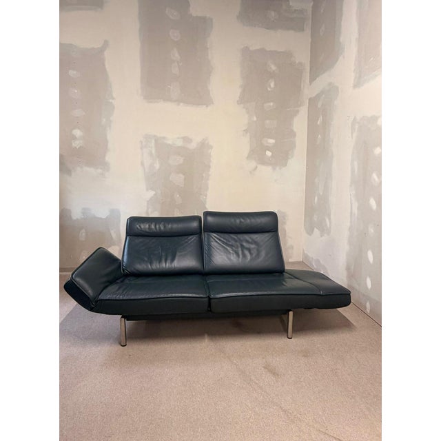 Vintage DS 450 Twist Leather Sofa by Thomas Althaus for de Sede, 1990s For Sale - Image 11 of 11