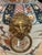 Metal 19th Century Japanese Arita Porcelain Vase & Gilt Bronze Lion Head Table Lamp For Sale - Image 7 of 16