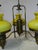 Large Vintage Three-Light Chandelier in Brass, Iron, and Glass, 1970s For Sale - Image 6 of 16