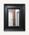 Maker unknown · refinished by Arturo Rovirosa · Black Wood Mirror. Carved wood frame painted black; mirror · 35 x 30 in. A...