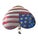 This vintage 2001 Christopher Radko Brave Heart American Flag Christmas Ornament is a stunning addition to any holiday...