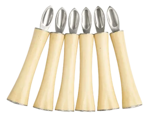 Set of 6 Handcrafted Horn-Handled Citrus Reamers