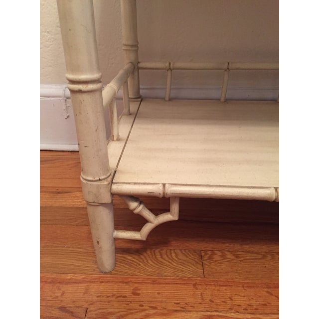 Thomasville Faux Bamboo Allegro Server Table Chairish