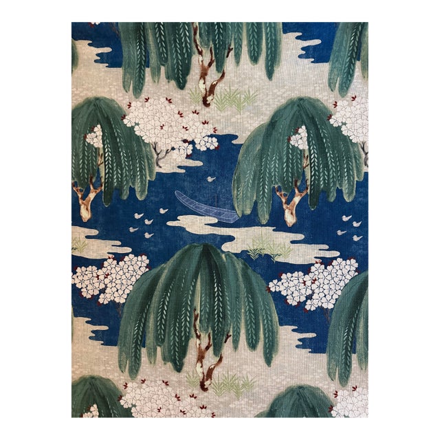 Anna French | Sku: Td Af23110 Anna French Willow Tree Navy Fabric 3 Yards For Sale
