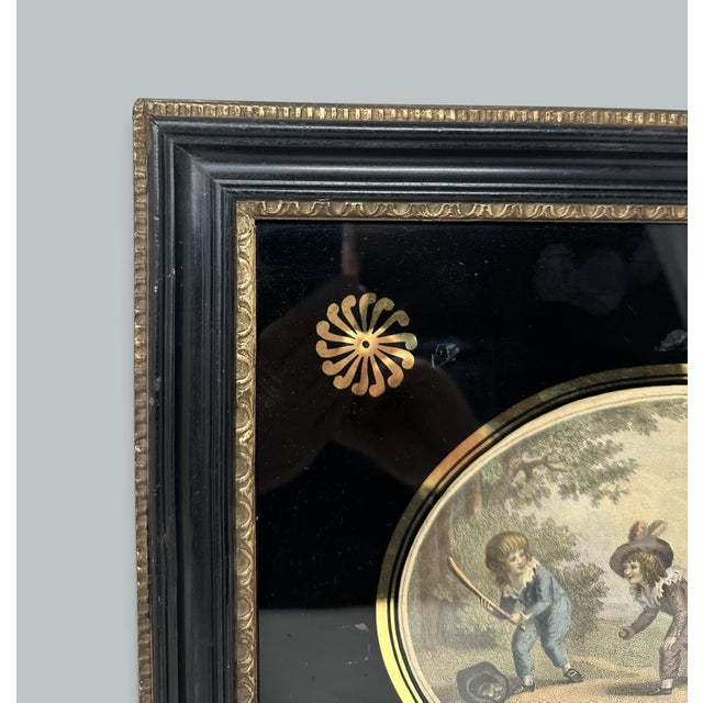Antique Regency Francesco Bartolozzi Hand Colored Stipple Engravings Pair 1815 For Sale - Image 10 of 14