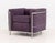 Purple Le Corbusier Lc2 Club Chairs, Pair For Sale - Image 8 of 9