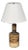 1950s Tue Poulsen, Table Lamp, Beige Stoneware, Denmark For Sale