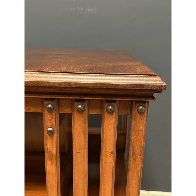 Antique Revolving Bookcase, 1890s For Sale - Image 5 of 13