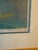 Teal 1960s Alfred Salve Signed Block Print For Sale - Image 8 of 9