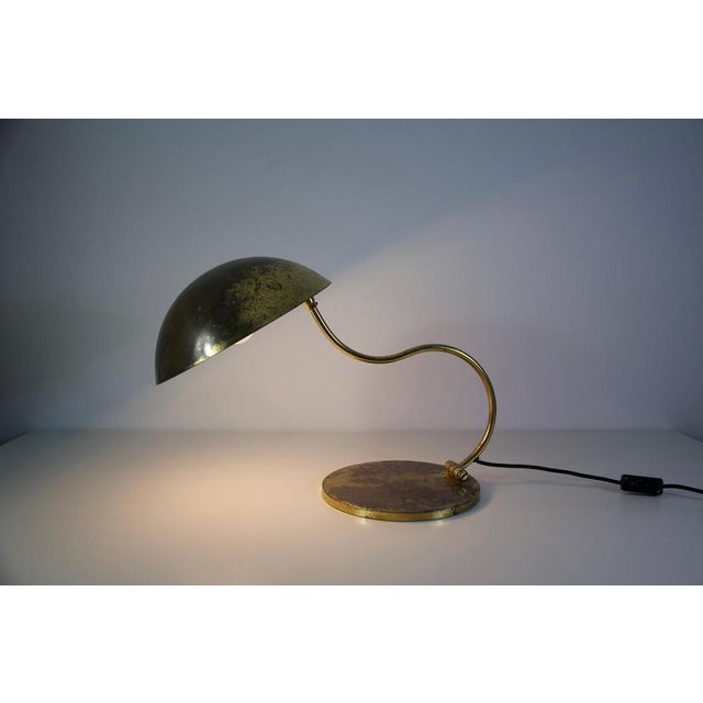 1960s Mid-Century Brass Table Lamp, Italy, 1960s For Sale - Image 5 of 16