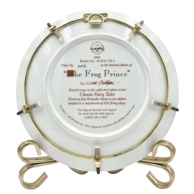Beautiful vintage set of eight Knowles collector plates from the Classic Fairy Tales series, with richly detailed...