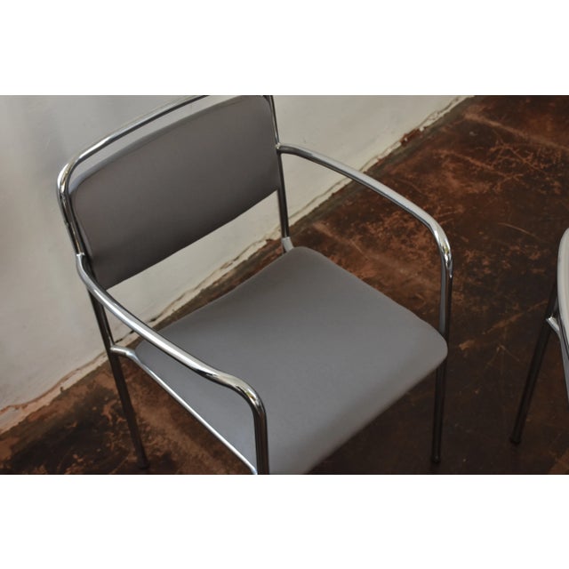 Contemporary Vintage Armchairs, GDR, Set of 4 For Sale - Image 3 of 10