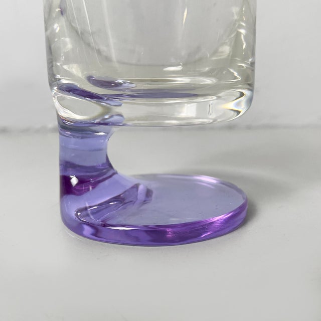 Purple Italian Modern Smoke Glass attributed to Joe Colombo for Arnolfo di Cambio, 1960s For Sale - Image 8 of 11