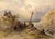 William Oliver RI, Spanish Travellers on a Coastal Path, Early 19th Century, Watercolour For Sale - Image 4 of 4