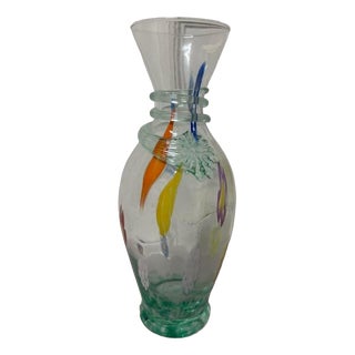 Vintage Vase in Glass, 1970 For Sale