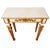 1950 Italian Florentine Neoclassical Gilt & Cream Small Console Table For Sale - Image 4 of 15