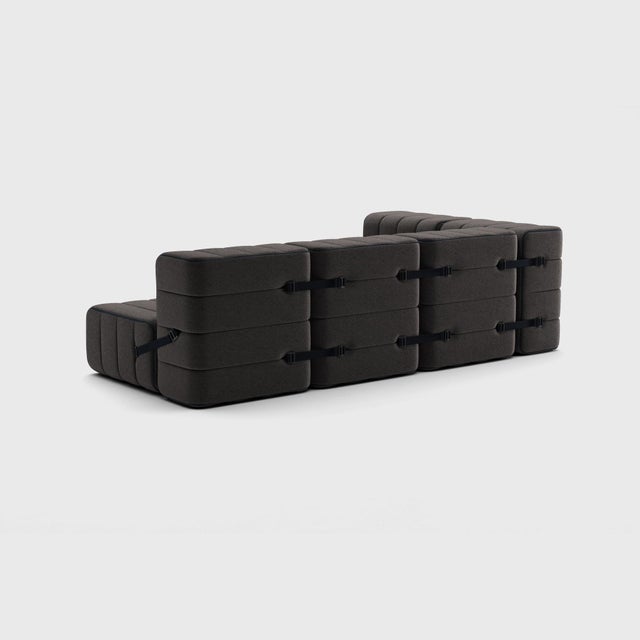 Contemporary Flexible Small Corner Sofa by Ambivalenz, Set of 9 For Sale - Image 3 of 5