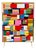Chest of Drawers with Colored Glass Panels, 1980s For Sale