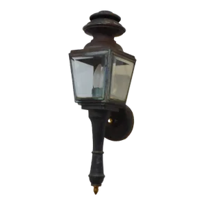 Vintage Copper Lantern Sconce