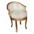 French Louis XV Style Giltwood Swivel Vanity Bench by Auffray For Sale