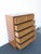 American of Martinsville American of Martinsville Hollywood Regency Rattan Tall Chest of Drawers 6447 For Sale - Image 4 of 13