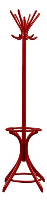 Red Beech Coat Rack, 1980s