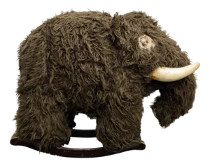 Vintage Children's Rocking Mammoth, 1950s