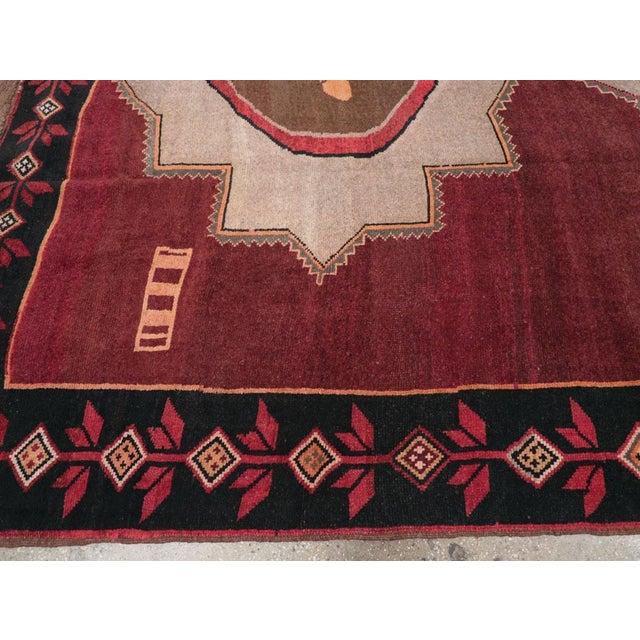 Mid 20th Century Galerie Shabab Collection Mid-20th Century Turkish Anatolian Tribal Carpet For Sale - Image 5 of 8