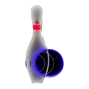Large Vintage Animated Neon Bowling Alley Sign