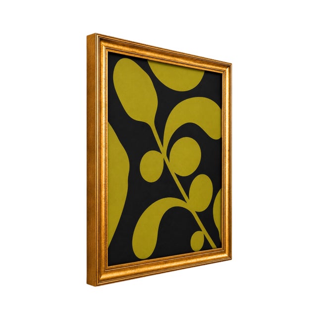 Mid-Century Modern Night Bloom Abstract Painting, , Framed, by Bryan Boomershine For Sale - Image 3 of 9