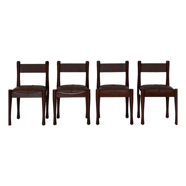 Model 620 Chairs by Silvio Coppola for Bernini, 1960s, Set of 4 For Sale