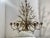 Brown Florentine Art Brown and Gold Handmade Brushed Metal 8 Light Wrought Iron Chandelier from Simoeng, Italy For Sale - Image 8 of 14