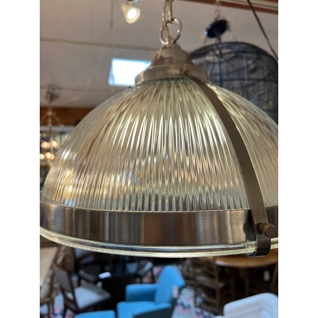 Restoration Hardware Clemson Prismatic Pendant Light Chairish