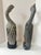 French Country Early 20th Century Hand Carved and Painted Wooden Goose Sculptures - A Pair For Sale - Image 3 of 12