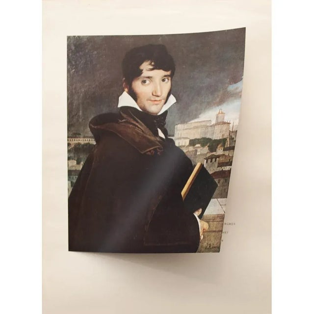 Portraiture 1940s After Ingres "Francoise-Marius Granet", First Edition Swiss Photogravure For Sale - Image 3 of 7