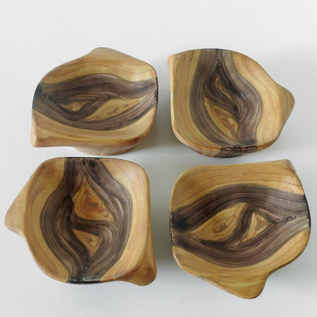 Ceramic Bowls by Grandjean-Jourdan, Vallauris, France, 1950s, Set of 4 For Sale - Image 10 of 10