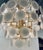 Mid-Century Modern Mid-Century Modern Italian Style Glass Disc Chandelier For Sale - Image 3 of 4