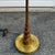 Art Deco Swirl Wood Brass Base Torchiere Floor Lamp For Sale - Image 4 of 12
