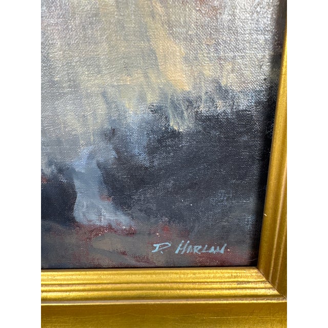 David Harlan “ Final Adjuments” Oil Painting For Sale - Image 4 of 6