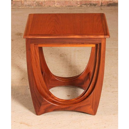 Mid-Century Astro Nesting Tables in Teak from G-Plan, 1960s, Set of 3 For Sale - Image 11 of 13