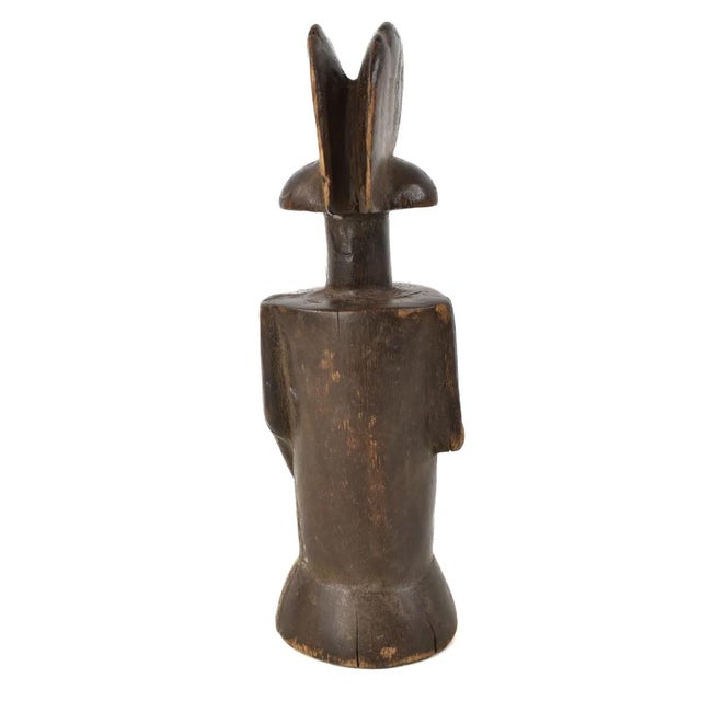 Wood Early 20th Century Nyamwezi Miniature Wood Figure Tanzania For Sale - Image 7 of 8