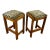 1970s Mid-Century Safari Boho Chic Faux Leopard Counter Stools, Newly Reupholstered - A Pair For Sale