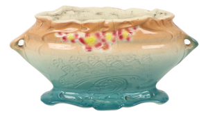 Art Nouveau Majolica Planter by Gustave De Bruyn, 1890s