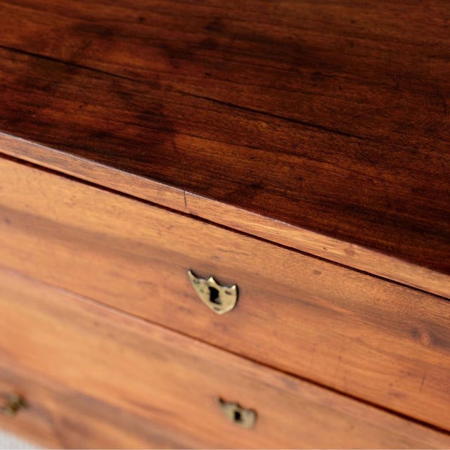 18th Century French Louis XVI Walnut Chest of Drawers For Sale - Image 9 of 11